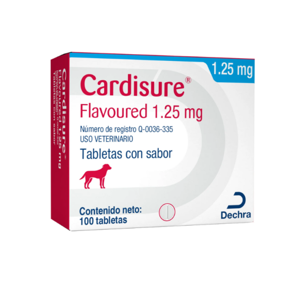 Dechra Cardisure 1.25 mg 100 Tabletas