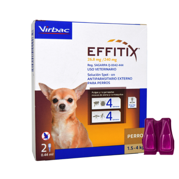 Virbac Effitix Antiparasitario 1.5-4 kg