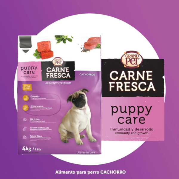 GrandPet Carne Fresca Puppy Care 4 kg - Imagen 2