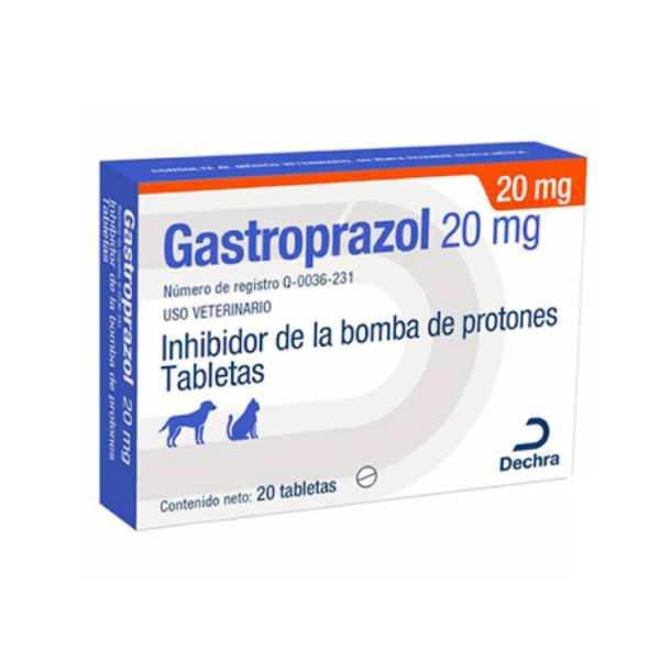 Dechra Gastroprazol 20 mg 20 Tabletas