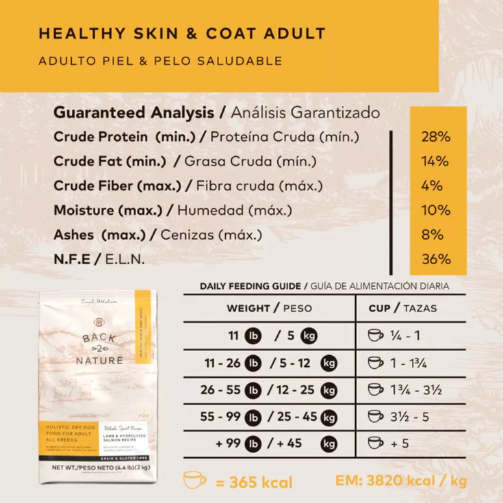 GrandPet Back 2 Nature Adulto Piel y Pelo Saludable 2 kg - Imagen 3