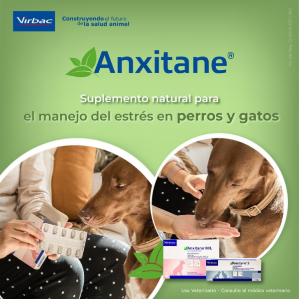 Virbac Anxitane S 30 Tabletas - Imagen 3