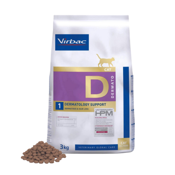 Hpm Virbac Cat Dermatology Support 3 kg