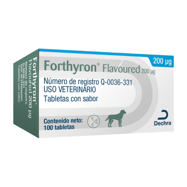 Dechra Forthyron 200 mg 100 Tabletas