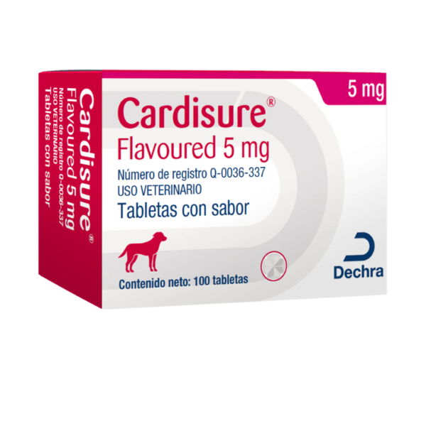 Dechra Cardisure 5 mg 100 Tabletas