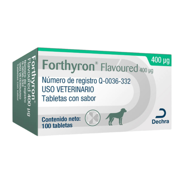 Dechra Forthyron 400 mg 100 Tabletas