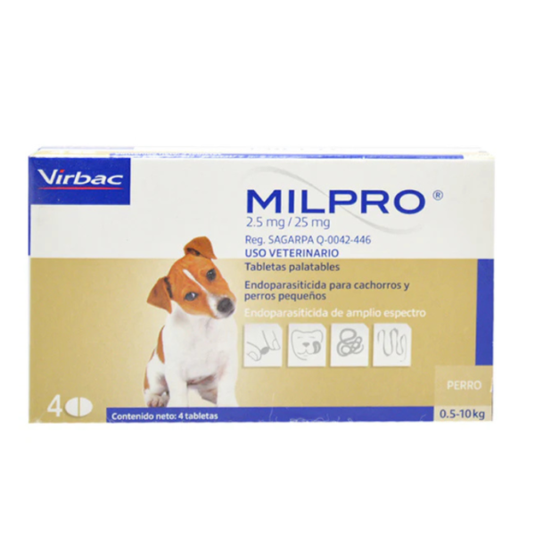 Virbac Milpro Puppy 2.5mg/25mg