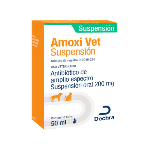 Dechra Amoxi Vet Suspensión 50 ml