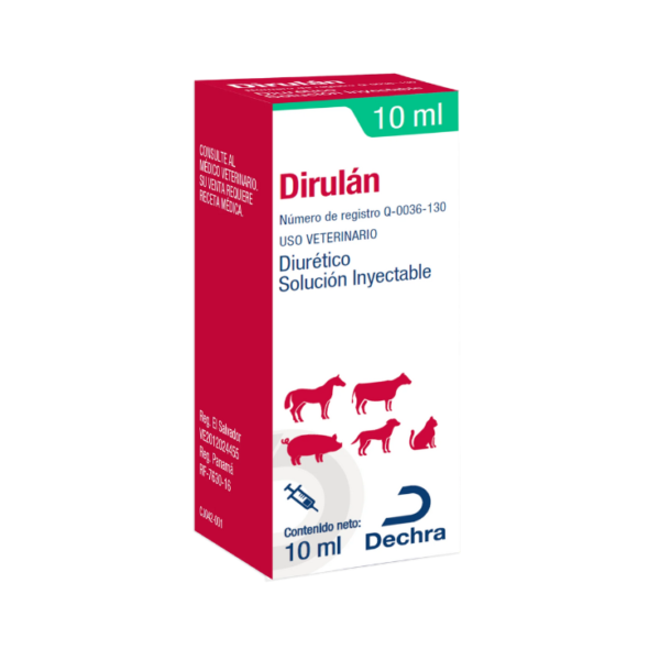 Dechra Dirulan Inyectable 50mg 10 ml