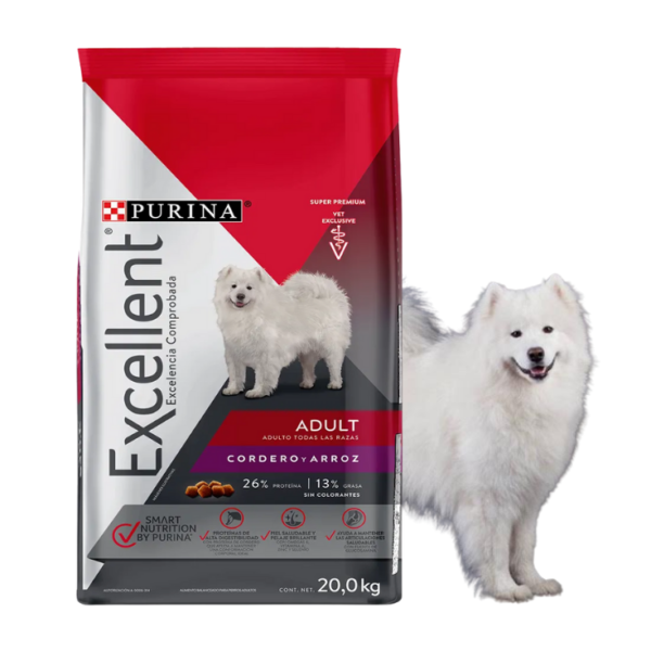 Purina Excellent Adulto Cordero Todas Las Razas 20 kg