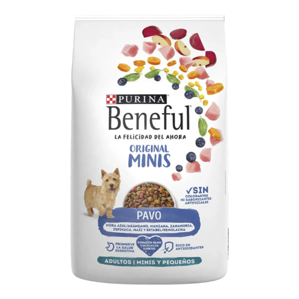 Purina Beneful Original Adultos Minis Pavo 10 kg - Imagen 2