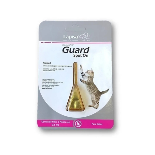 Lapisa Dorso Pet Guard Spot On 0.5 mL Gatos