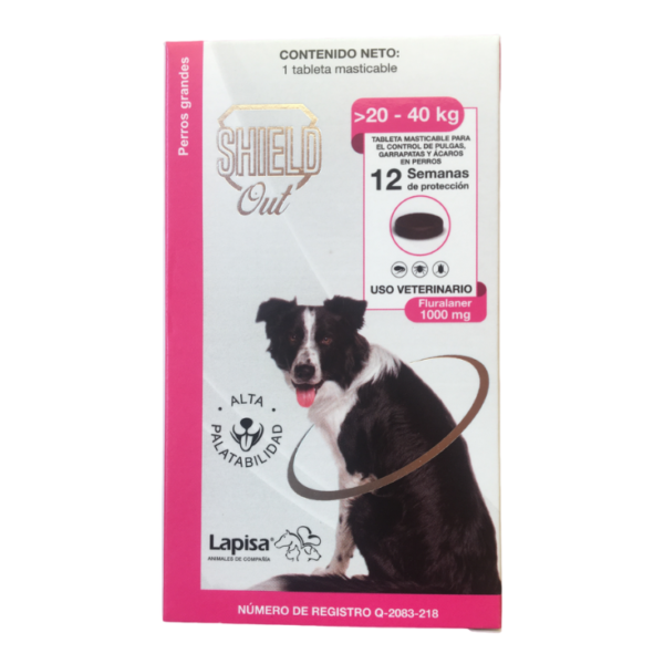 Lapisa Shield Out 1000 mg 20>40 kg