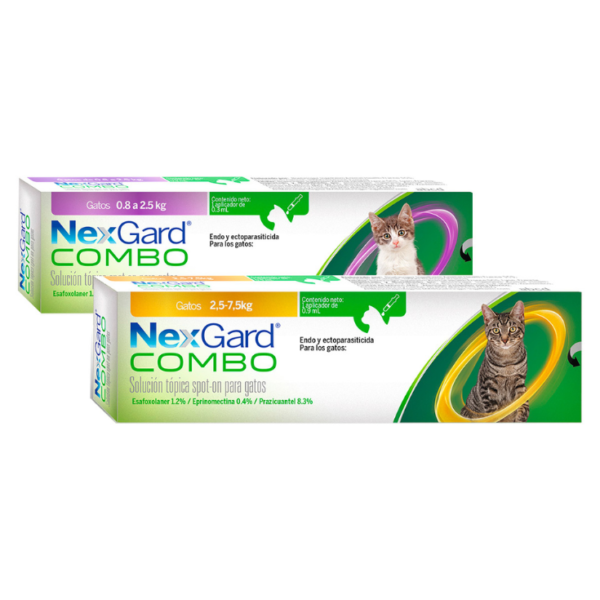 Nexgard Feline Combo L Jeringa 2.5>7.5 kg - Imagen 2