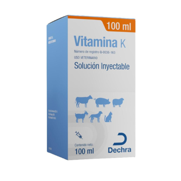 Dechra Vitamina K Solución Inyectable 100ml
