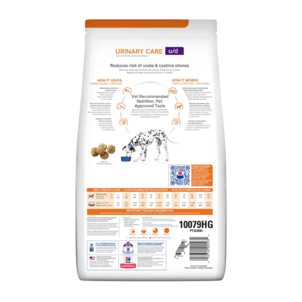 Hill's Prescription Diet U/D Urinary Care Canine 12.5 kg - Imagen 2