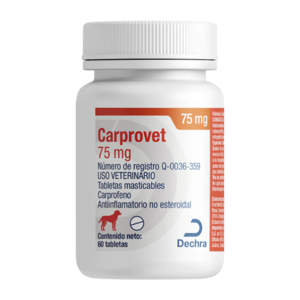 Dechra Carprovet 75 mg 60 Tabletas