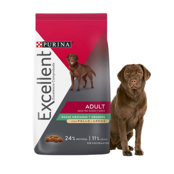 Purina Excellent Adulto Razas Medianas y Grandes 20 kg
