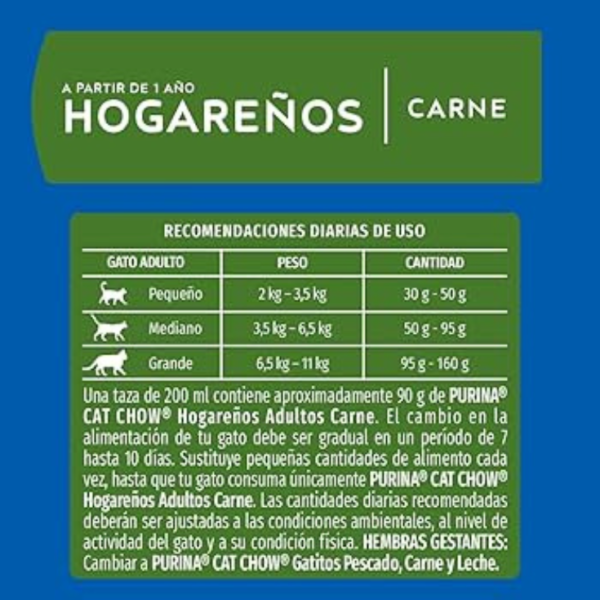 Purina Cat Chow Gatos Hogareños 9 kg - Imagen 4
