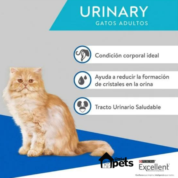 Purina Excellent Urinary Pollo y Arroz 7.5 kg - Imagen 3