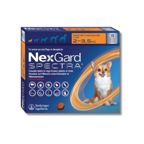 Nexgard Spectra X Small 2>3.5kg 3 Masticables