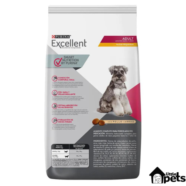 Purina Excellent Adulto Razas Pequeñas 7.5 kg - Imagen 2