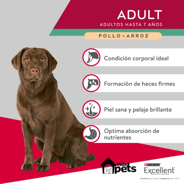 Purina Excellent Adulto Razas Medianas y Grandes 20 kg - Imagen 3