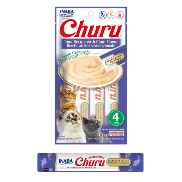 Inaba Churu Receta Atún y Almeja Caja de 192 Piezas - Imagen 3