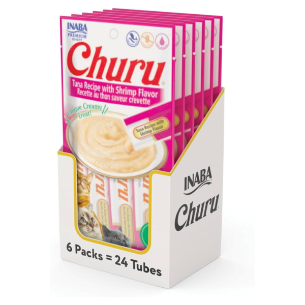 Inaba Churu Receta Atún y Camarón Caja de 192 Piezas - Imagen 2