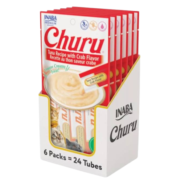 Inaba Churu Receta Atún y Cangrejo Caja de 192 Piezas - Imagen 2