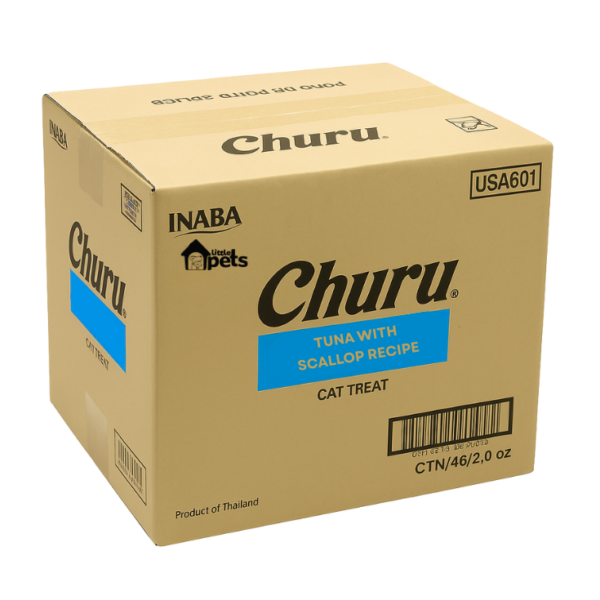 Inaba Churu Receta Atún y Vieria Caja de 192 Piezas