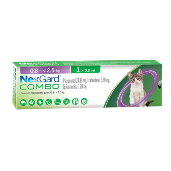 Nexgard Feline Combo S Jeringa 0.8>2.5 kg