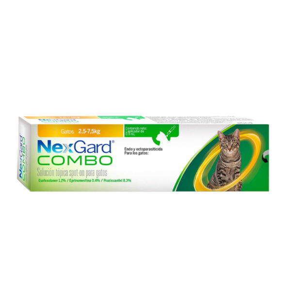 Nexgard Feline Combo L Jeringa 2.5>7.5 kg