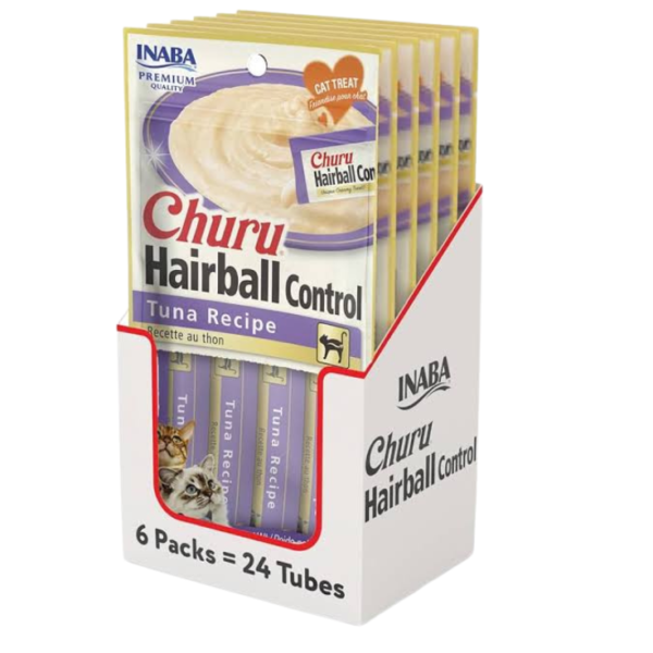 Inaba Churu Receta Atún Hairball Control 6 Bolsas de 4 Piezas