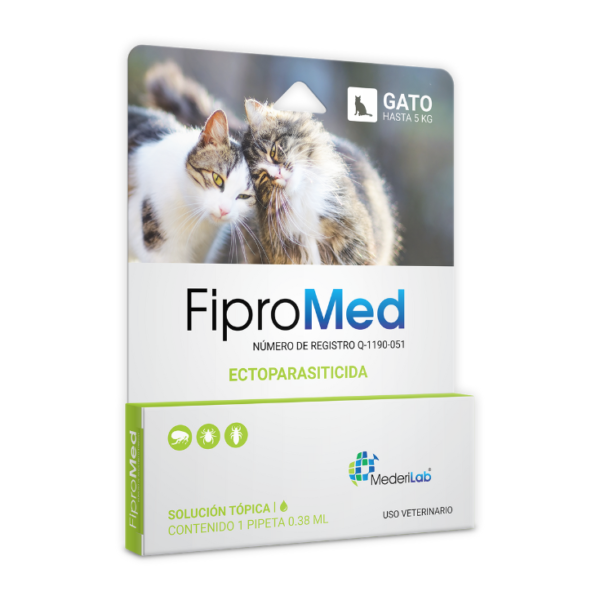 MederiLab Fipromed Solución Tópica Ectoparasiticida 0.38 mL
