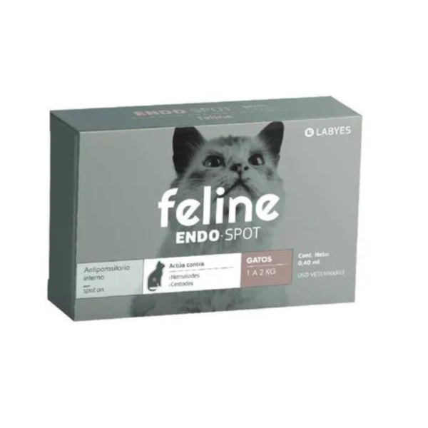 Labyes Feline Endospot Antiparasitario 01 - 02 Kg
