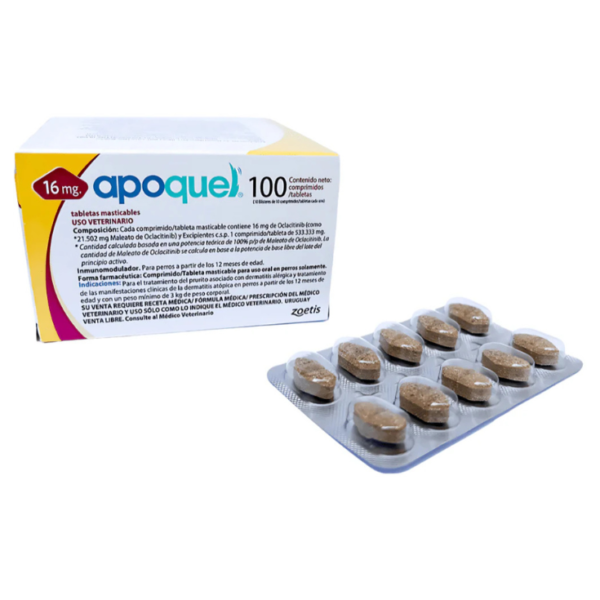 Zoetis Apoquel 16 mg 100 Comprimidos