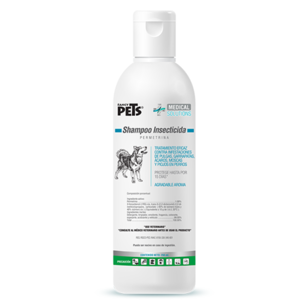 Medical Solutions Shampoo Insecticida 250 mL