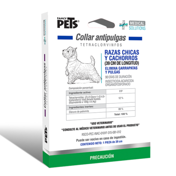 Medical Solutions Collar Antipulgas P/Razas Chicas y Cachorros (39 cm) - Imagen 2