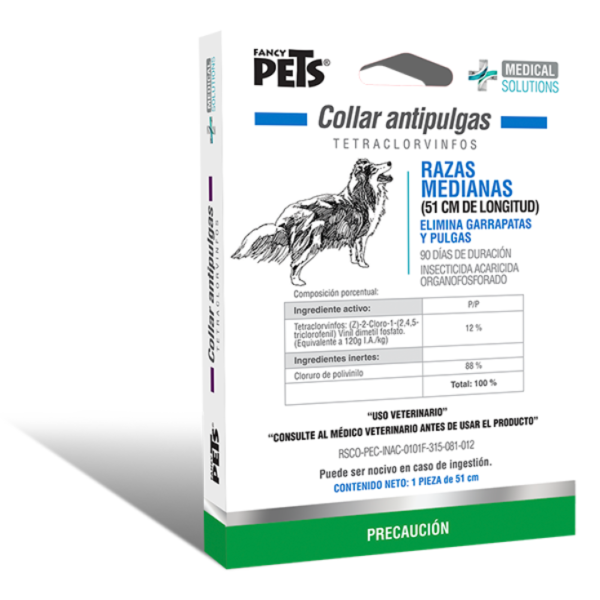 Medical Solutions Collar Antipulgas P/Razas Medianas (51 cm) - Imagen 2
