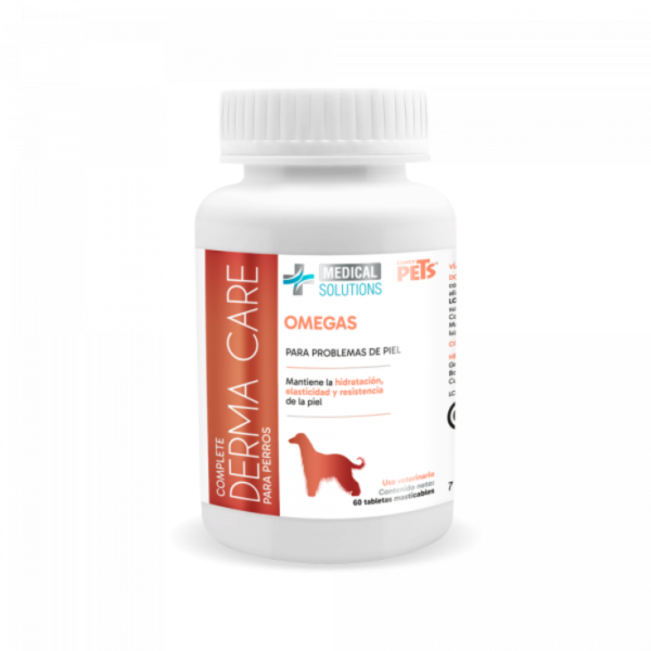 Medical Solutions Complete Derma Care P/Perros Pack de 2 Frascos de 60 Tabletas - Imagen 2