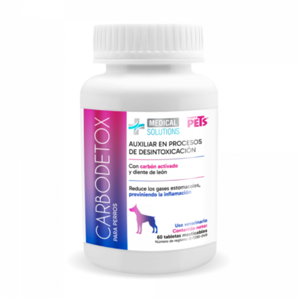 Medical Solutions Carbodetox P/Perros 60 Tabletas - Imagen 2