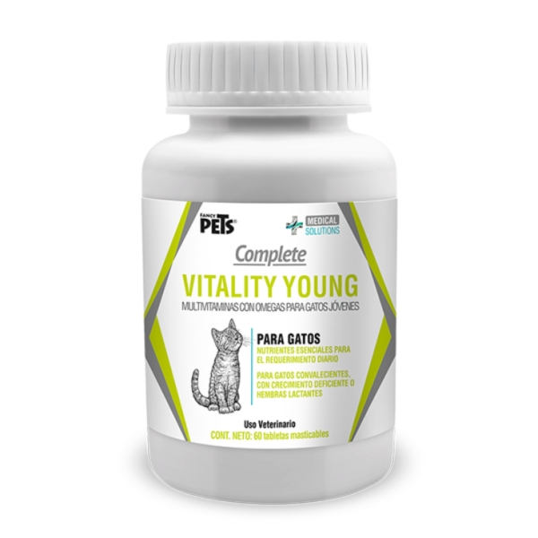 Medical Solutions Complete Vitality Young P/Gatos 60 Tabletas - Imagen 2