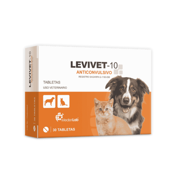 MederiLab Levivet - 10 Anticonvulsivo 30 Tabletas