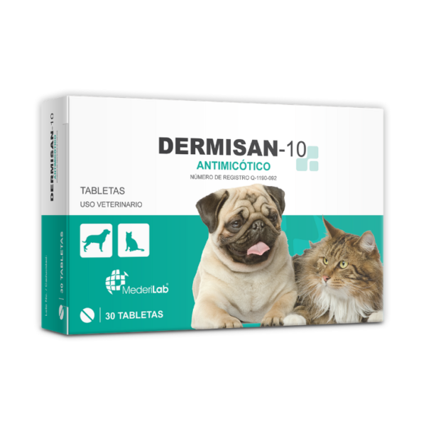 MederiLab Dermisan - 10 Antimicótico 30 Tabletas