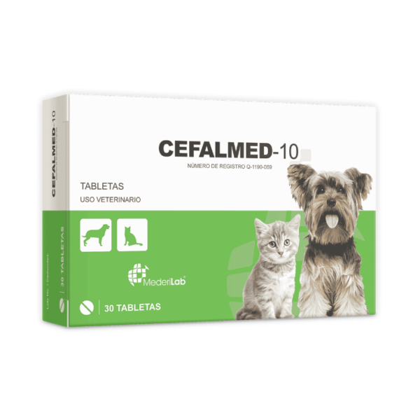 MederiLab Cefalmed - 10 Antimicrobiano 30 Tabletas
