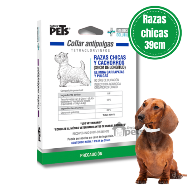 Medical Solutions Collar Antipulgas P/Razas Chicas y Cachorros (39 cm)