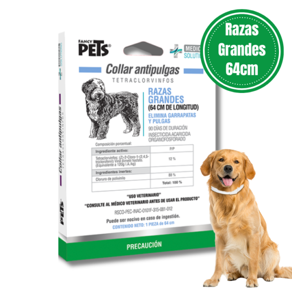 Medical Solutions Collar Antipulgas P/Razas Grandes (64 cm)