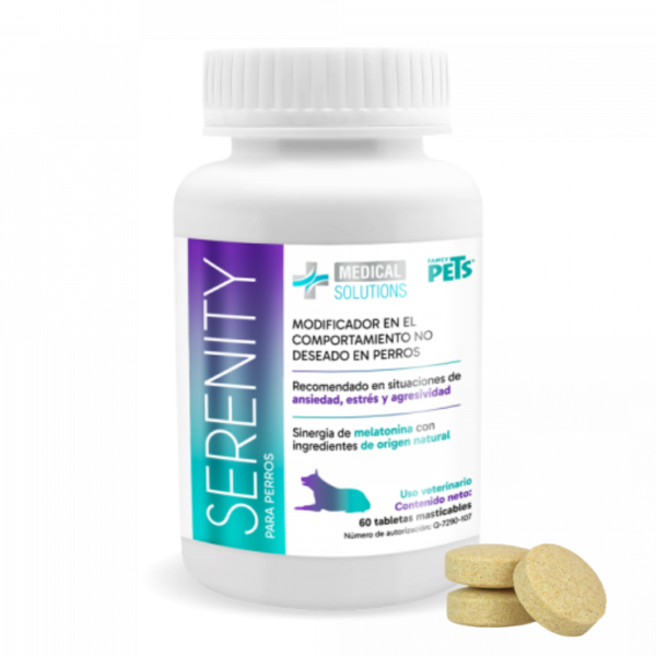 Medical Solutions Serenity P/Perros 60 Tabletas