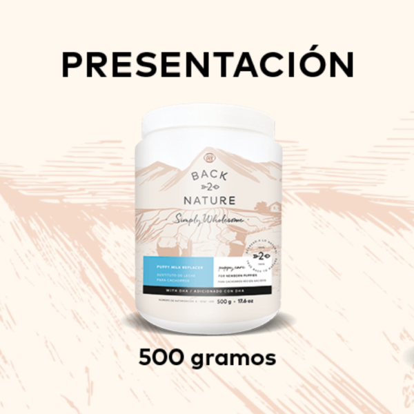 GrandPet Back 2 Nature Sustituto de Leche Para Cachorro Pack de 2 Botes de 500 Gr - Imagen 5